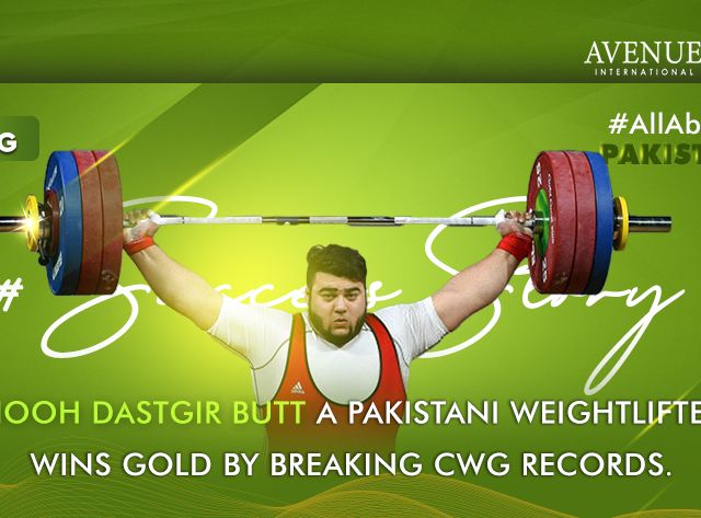 Pakistani weightlifter