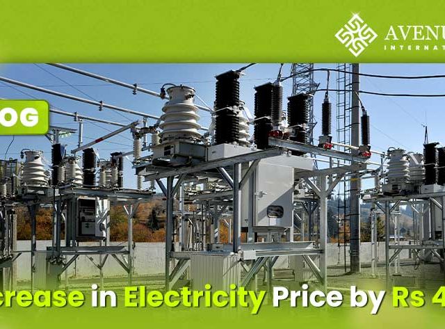 Increase in electricity prices