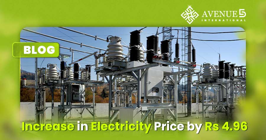 Increase in electricity prices